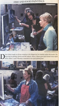 Diana Gibson oil painting workshop in Ridgewood, NJ