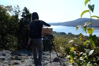 Diana Gibson Plein air painting 